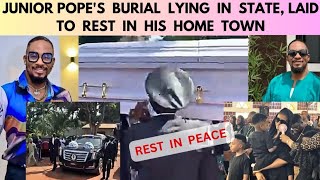 JUNIOR POPE'S BURIAL IN HIS HOME TOWN