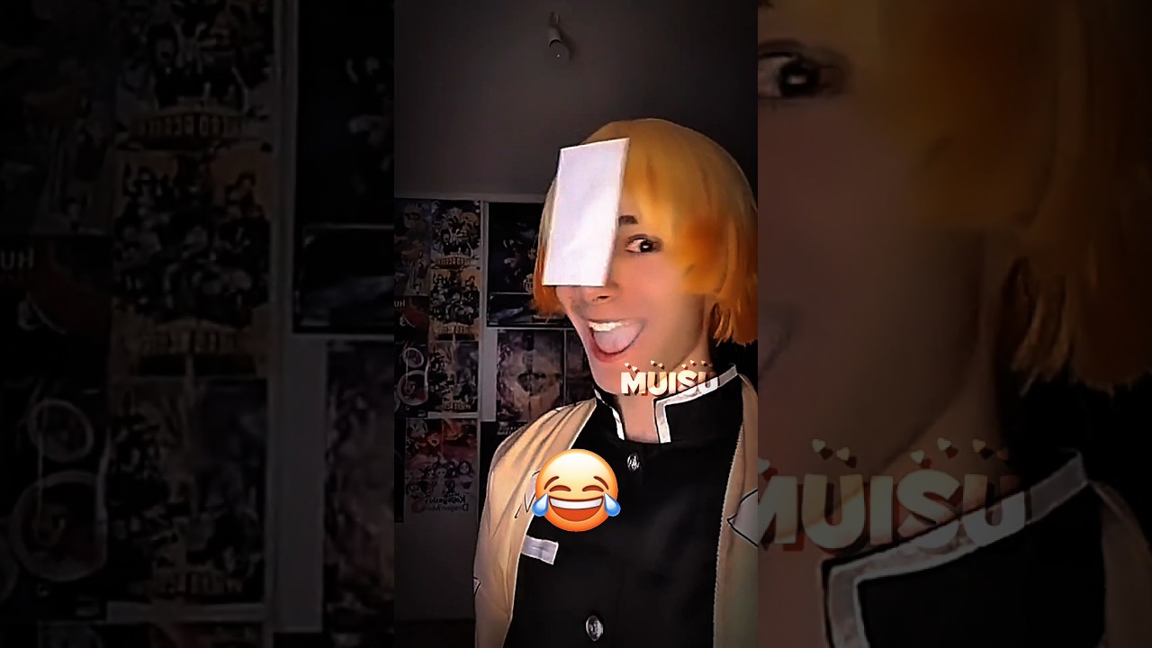 Zenitsu 😂🤣🤣 #demonslayer #kimetsunoyaiba #cosplay #foryou #fy #shorts