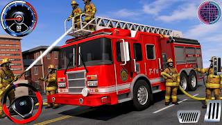 City Rescue Fire Truck Drive Simulator 3D - New Fire Fighting Fireman's Daily Job - Android GamePlay screenshot 3