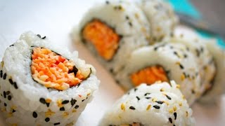 Http://www.mysushidaddy.com/how-to-make-a-spicy-crab-sushi-roll get
sushi supplies online here: http://www.mysushidaddy.com/sushi-supplies
how to make a spic...