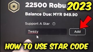 How To Use Star Code On Roblox 2023 - Enter Roblox Star Codes On Mobile (Working)