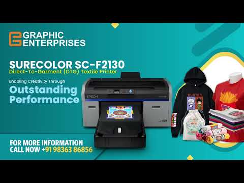 Epson SureColor SC-F2130 Direct-To-Garment (DTG) Textile Printer