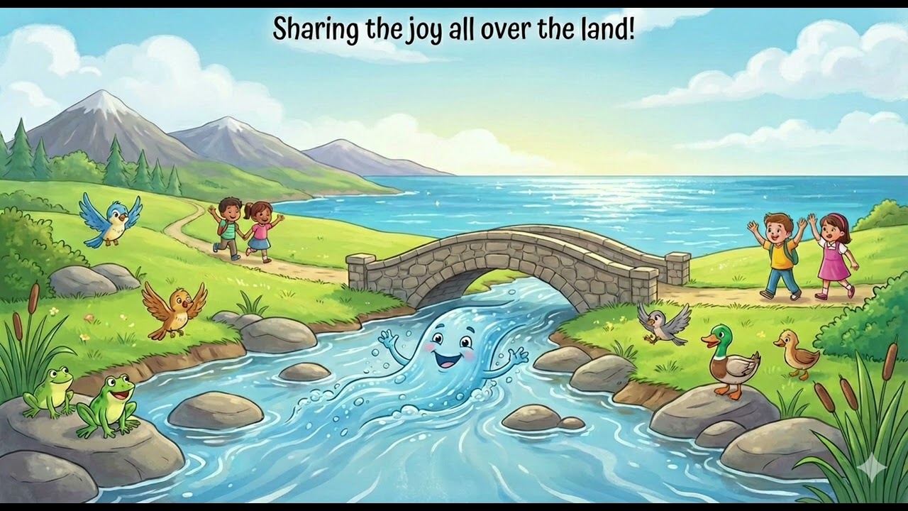 Songs for a happy life 🌿 | The Happy Little Stream (Flowing free)