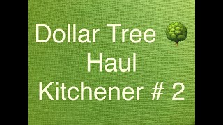 Dollar Tree Haul  Kitchener # 2