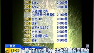20141118中天新聞 開放聯合贊助! 101煙火撇「魏」求救