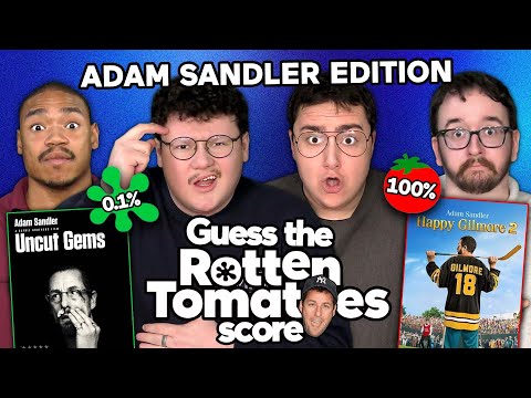 Guessing Rotten Tomatoes Scores | ADAM SANDLER MOVIES | (Loser takes a Shot!)