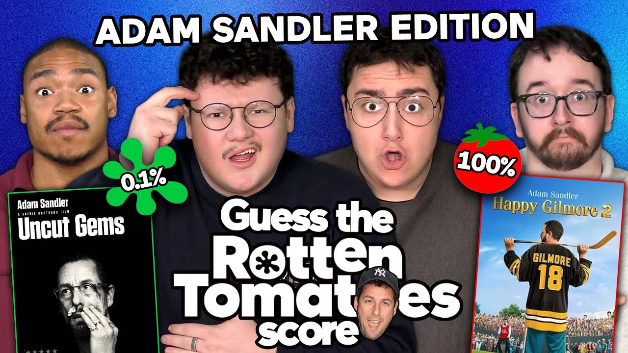 Guessing Rotten Tomatoes Scores | ADAM SANDLER MOVIES | (Loser takes a Shot!)