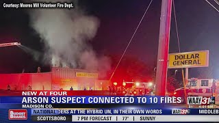 Authorities connect arson suspect to 10 Madison County fires
