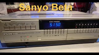Servicing Sanyo Beta (Betamax / Betacord) VTC5000, VTC5150 etc.