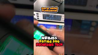 Cara ubah frekuensi mic wireless genggam recording tech HH royale 200 #micwireless #soundsystem