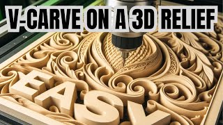 Carveco Hacks + Toolpath Transform Tool a 2d Toolpath on 3d CNC Relief