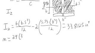 Normal Stress in Bending W Section