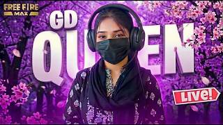 🔥 Free Fire Max Live With GD QUEEN | ROAD TO 100K! #fflive screenshot 1