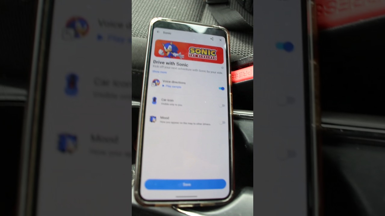 Sonic is a Waze navigation voice!