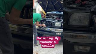 Color Match Painting My 1St Gen Tacomas Grille