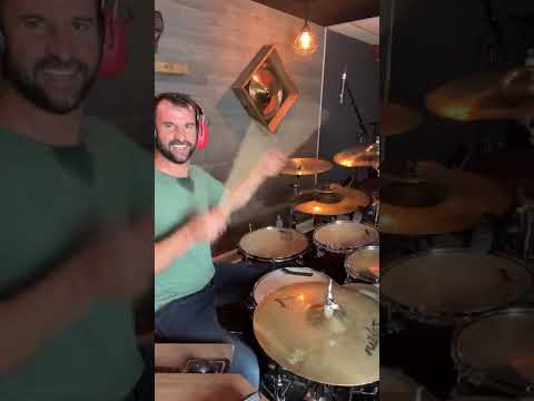 Practicing drums for Warped Tour!