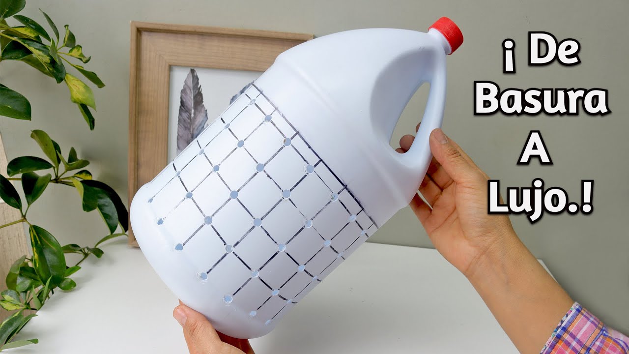 MAGNIFICA Idea Haciendo HUECOS a GALÓNES de Cloro