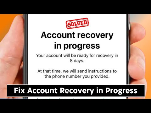 Account Recovery in Progress iPhone / Apple ID / 24 Hours / 13 Days
