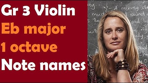 How to play Eb major scale and arpeggio 1 octave in 5 steps - Step 1 (note names and finger frames)