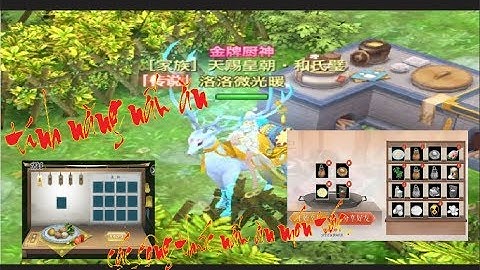 [ VLTK Mobile ] Tính năng Nấu Ăn : Công thức - hiệu quả thuộc tính Món Tác