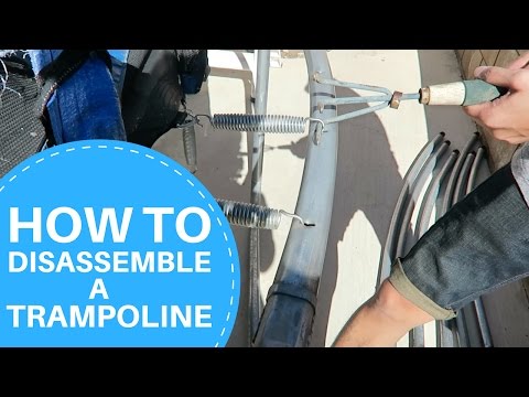 How To Disassemble A Trampoline