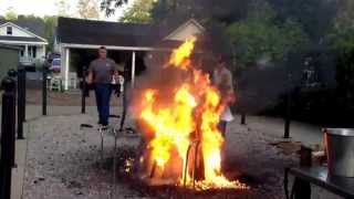 Fish Boil at Pelletier's restaurant and Fish Boil