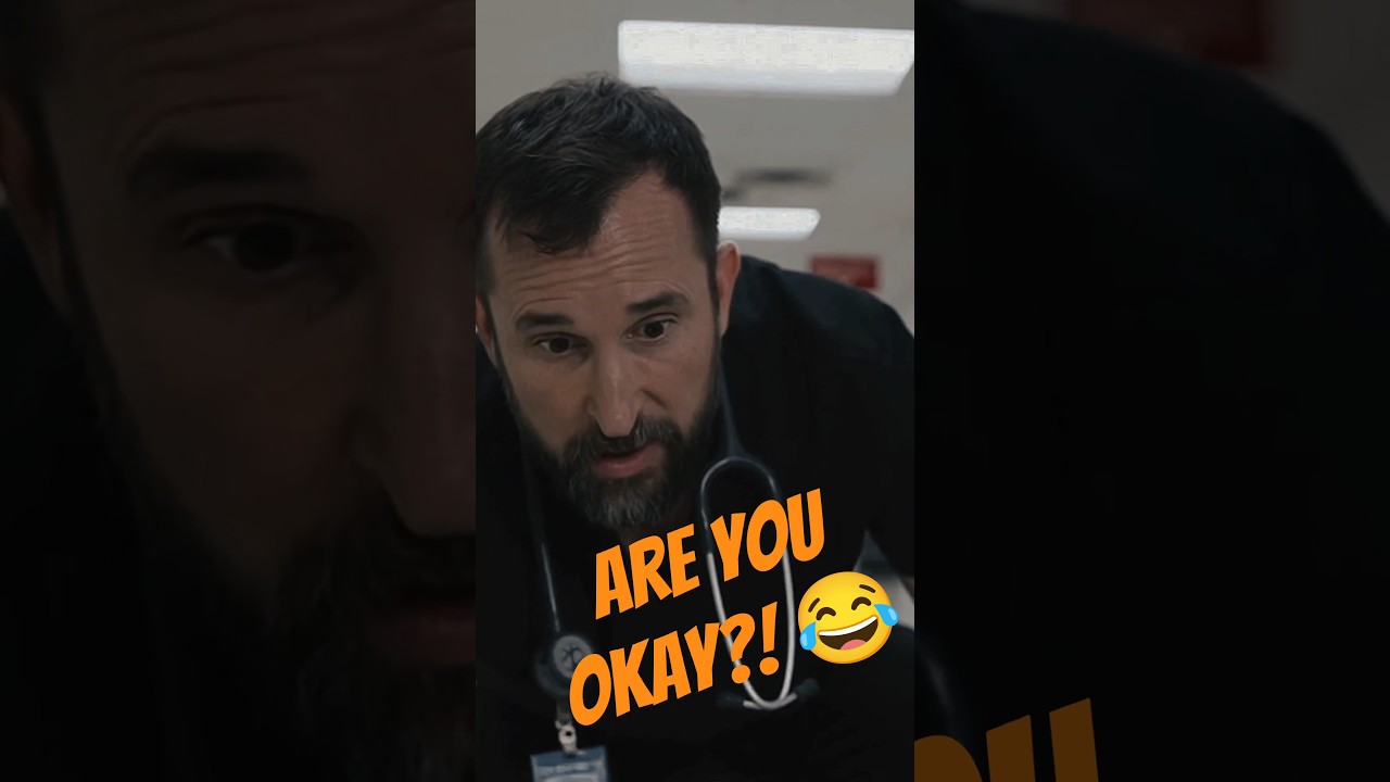 Are You Okay?! 😂 #johnrosello #hbomax #noahwyle #thepitt #sorameme #sofunny #viralvideo #viral #sora