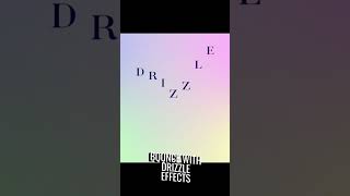 Text Bounce with CC Drizzle effect in Adobe After Effects 2026