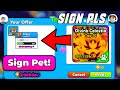🔴LIVE Signing YOUR Pets In Tap Simulator