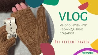 VLOG Много новинок. Неожиданные подарки. Две готовые работы.