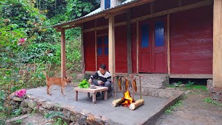 Download Lagu Growing vegetables in the mountains and enjoying delicious grilled stream fish with Mick. MP3