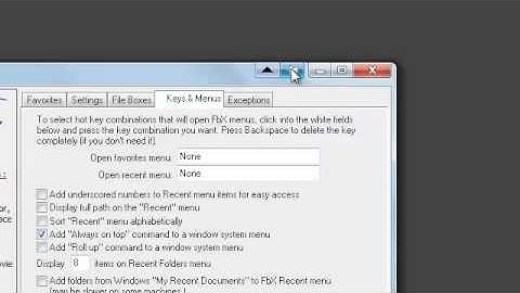 [HowTo] Keep your App Window always on top on Windows 7 64bit