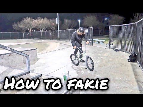 HOW TO FAKIE BMX (FASTEST WAY)