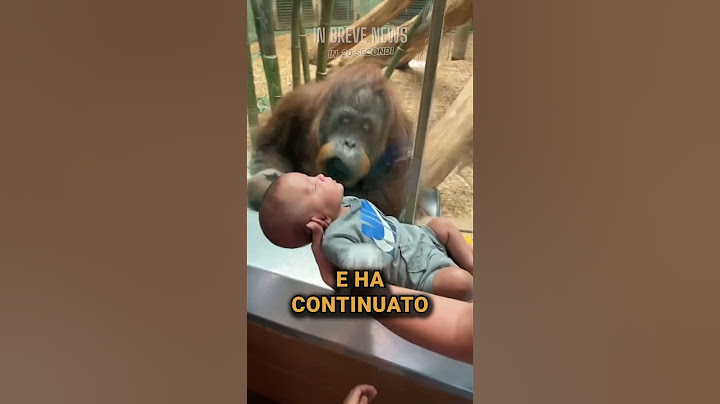 Orango chiede di vedere il bambino