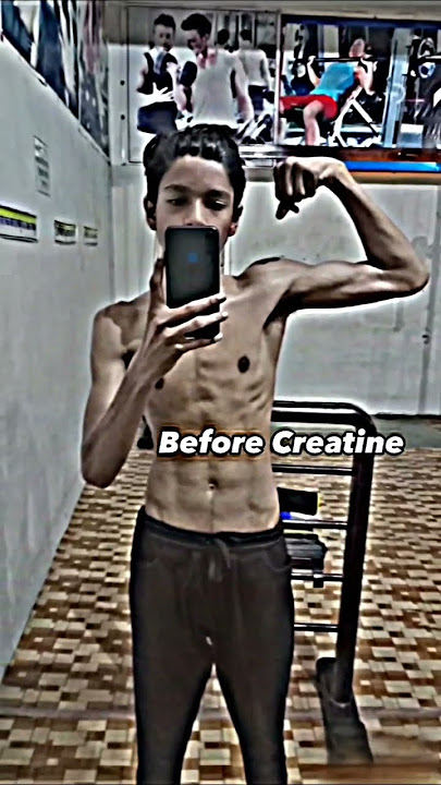 Before Creatine VS 😱After Creatine🤯 ONLY GYM STATUS Fitness motivation trending#shorts#shortvideo
