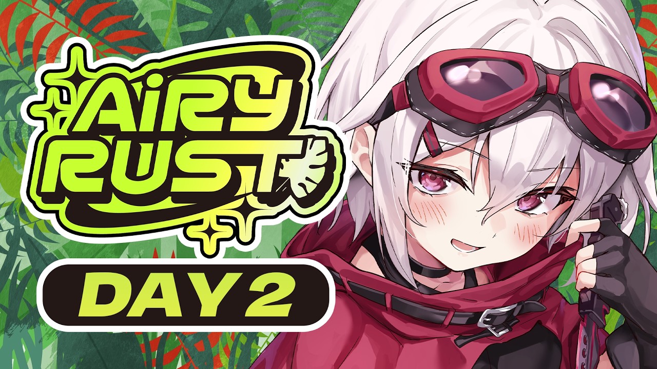 【#エアラス】スト鯖RUST DAY2 ダウナーシーフは農業に勤しみます【赤衣アカメ】#アカメらいぶ