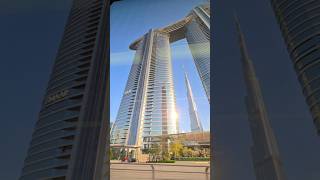 Burj Khalifa 🤝 Address Sky View #shorts #burjkhalifa #dubai #addressskyview #viral #youtubeshorts