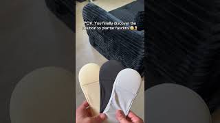 Comment if you NEED this🤕 #plantarfasciitis #foot #runner #flatfeet #socks