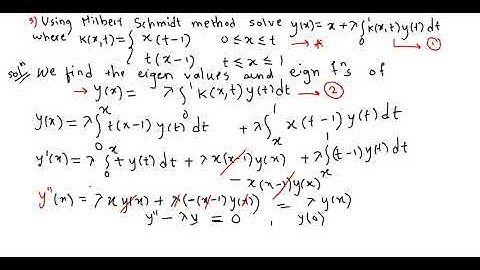 Integral Equations-9,F.I.E. with symmetric kernel-problems, part 3