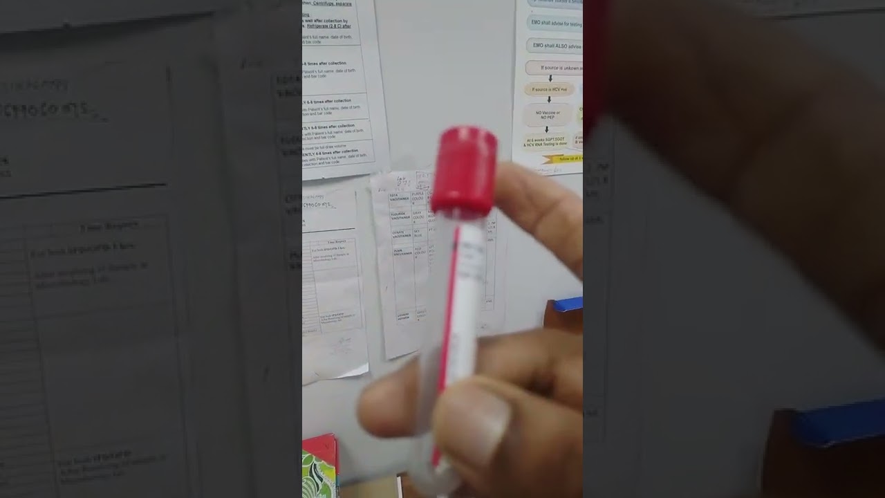blood sample lene ka tarika ।। order of draw for syringe method and
