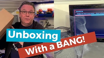 Retro computer unboxing with a bang!