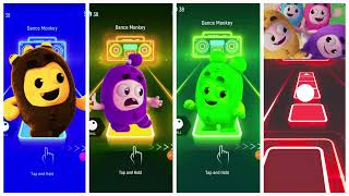“Cute Monsters Color Battle 🌈 | Tiles Hop Ultimate Challenge!”