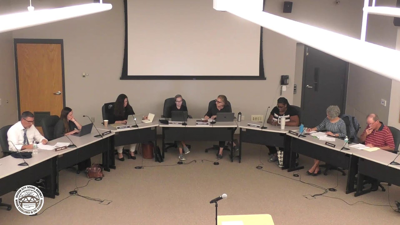 Beacon City School District Board of Education Meeting 10/2/23 YouTube