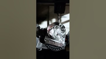 CNC|Five-axis simultaneous machining of impellers.#cnc #cncmachining #shorts