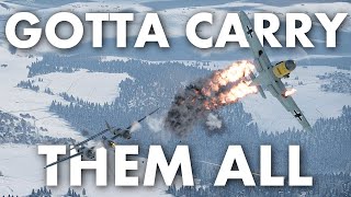 Lightning Ace Shows How To Hard CARRY In The P-38G
Once again we have to carry the team to victory. 8 kills plus 1 assist.
If you want to see an even harder game carry check this out: https://youtu.be/tkZIYfQ4bBE
Chapters:
0:00 Intro
0:35 Opening Engagement
2:35 Into the Furball
3:40 Fighting Outbumbered
5:00 Isolate the Opposition
5:48 Boom and Zoom
7:00 Easy Double
8:20 2v2 Fight
9:30 Endgame Calculations
11:18 Final Kill Lightning Ace Shows How To Hard CARRY In The P-38G