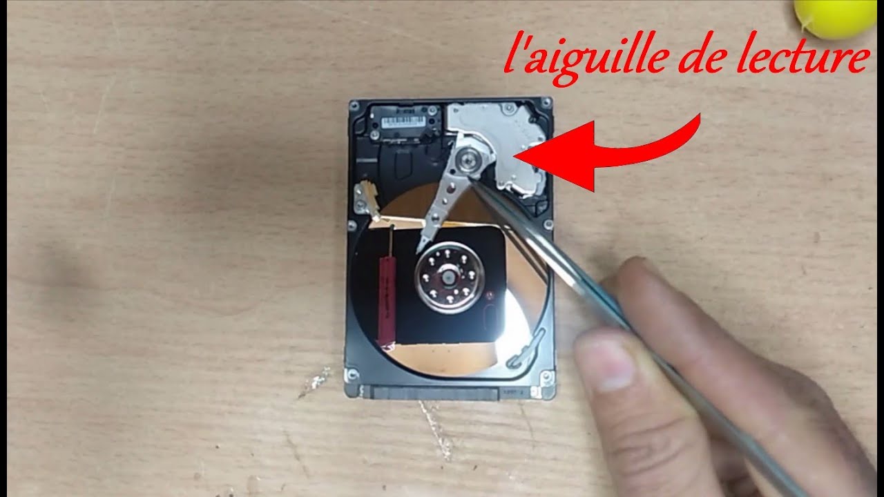 Comment réparer un disque dur après qu'il soit tombé au sol et ait été