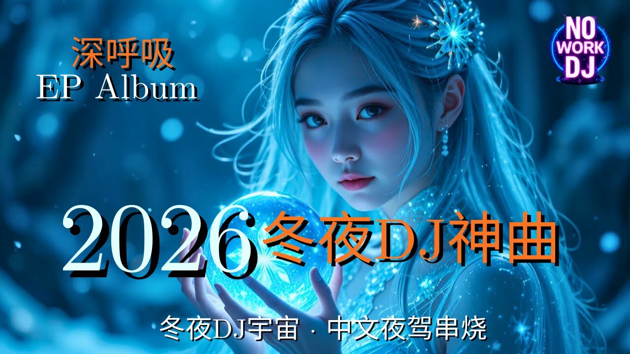 冬夜重低音DJ神曲 2026 || 深呼吸 EP Full Album | 冬夜DJ宇宙 · 中文夜驾串烧｜EDM派对Remix | No Work DJ
