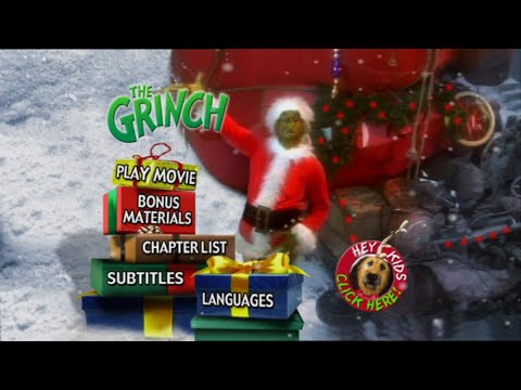 how the grinch stole christmas dvd menu