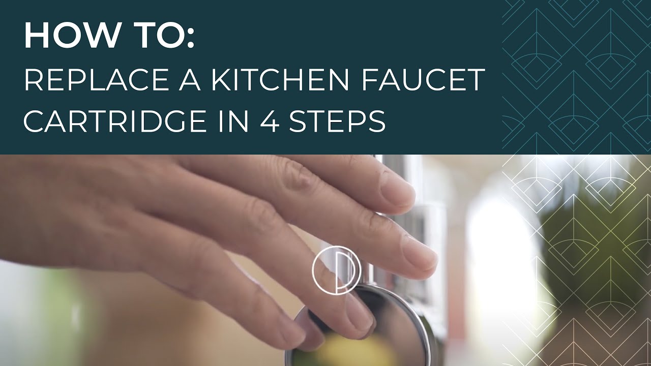 How To Kitchen Faucet Cartridge Replacement in 4 steps YouTube