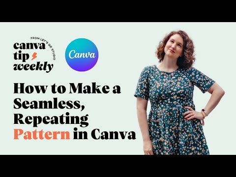 How to Make a Seamless, Repeating Pattern in Canva